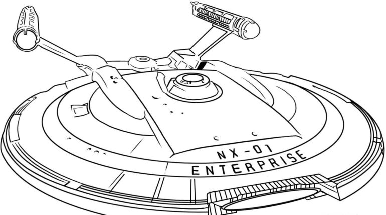 Starship coloring #5, Download drawings