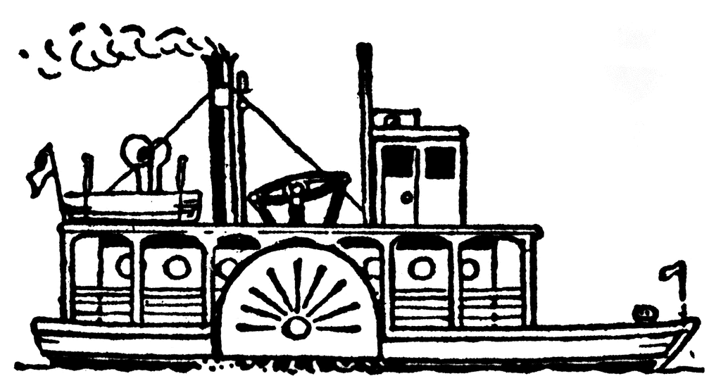 Steamboat clipart #19, Download drawings