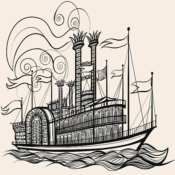 Steamboat clipart #6, Download drawings