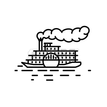 Steamboat clipart #15, Download drawings