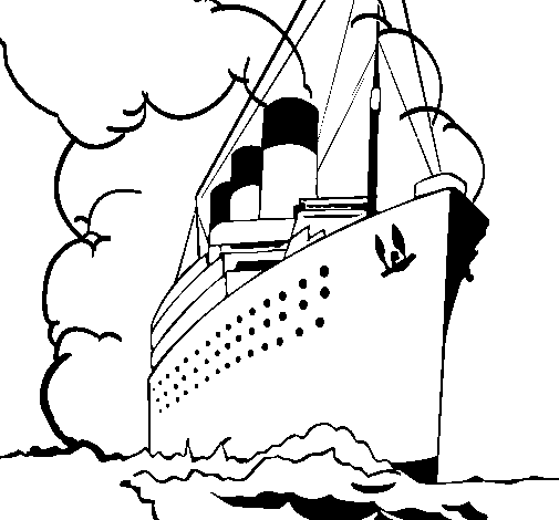 Steamboat coloring #5, Download drawings
