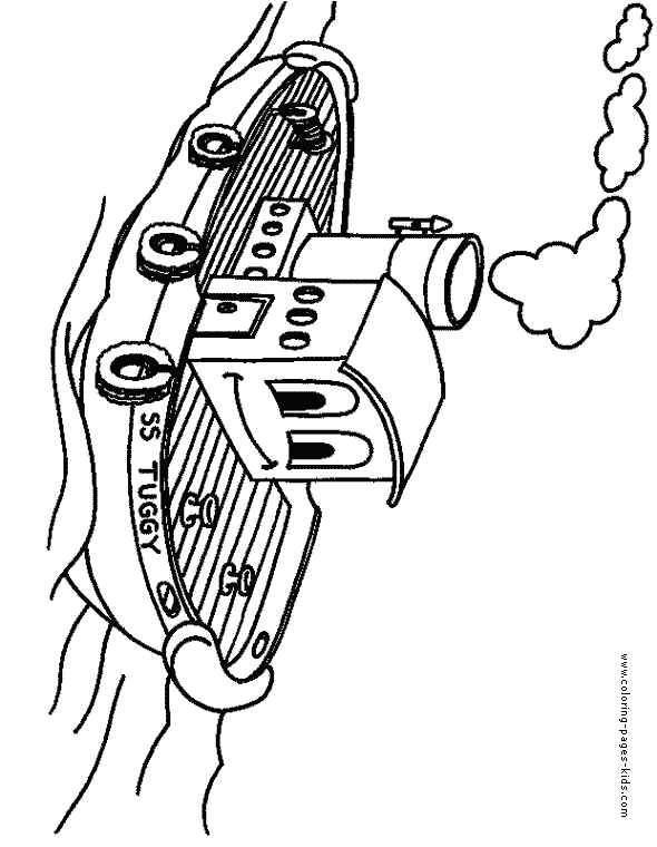 Steamboat coloring #14, Download drawings