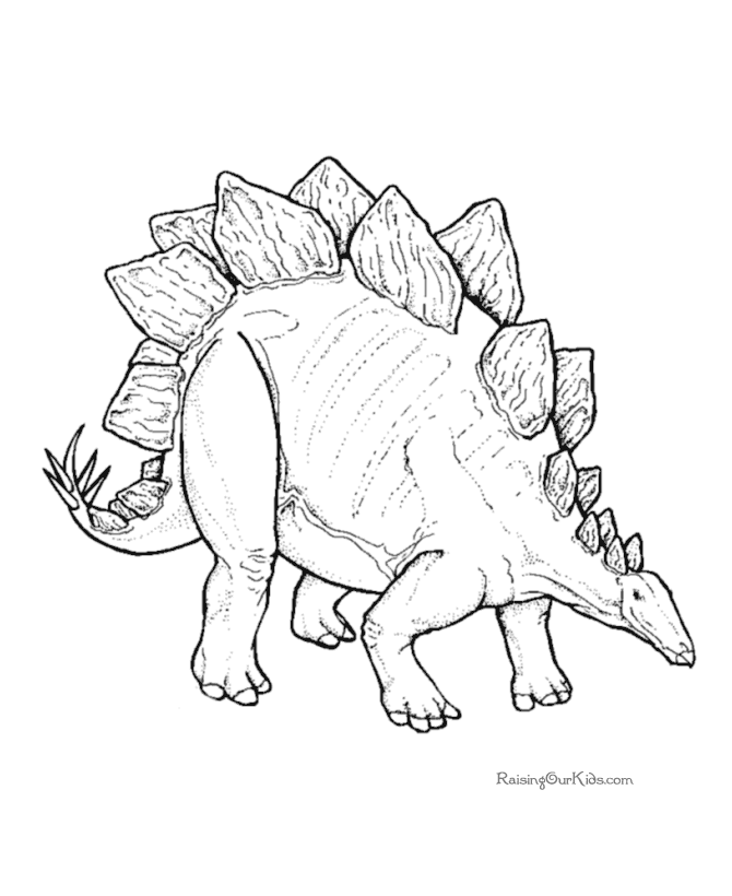 Stegosaurus coloring #18, Download drawings
