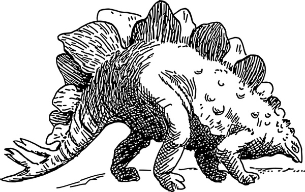 Stegosaurus svg #1, Download drawings
