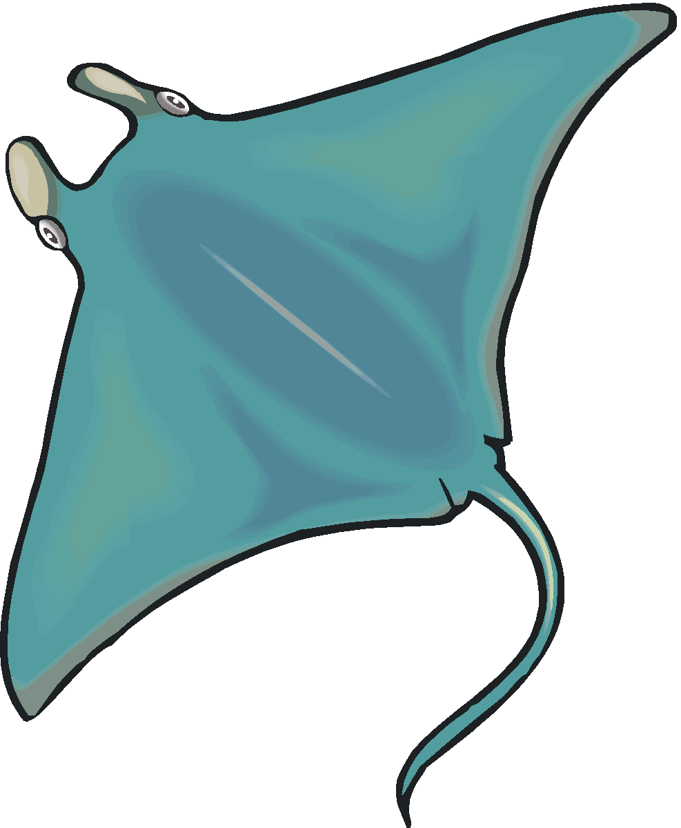 Stingray clipart #2, Download drawings