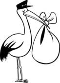 Stork clipart #3, Download drawings