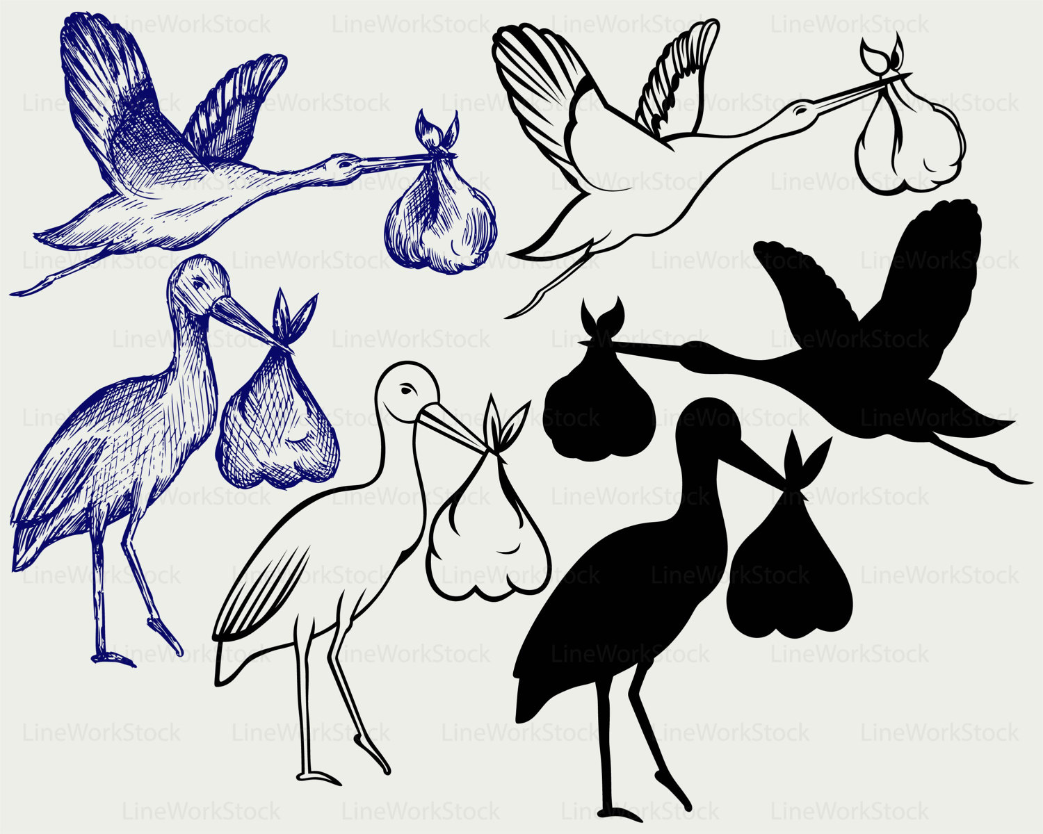 Stork svg #17, Download drawings