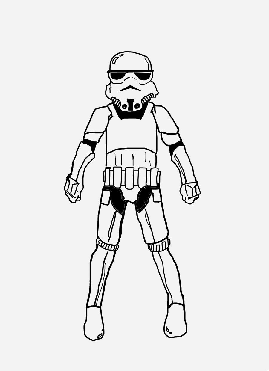 Stormtrooper coloring #1, Download drawings