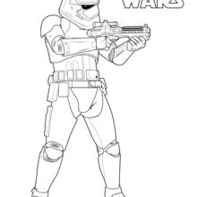 Stormtrooper coloring #9, Download drawings