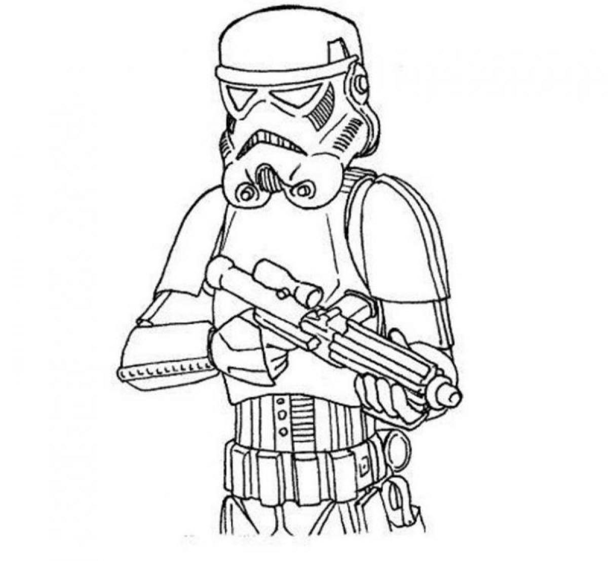 Stormtrooper coloring #17, Download drawings