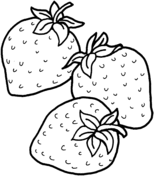Strawberry coloring #4, Download drawings
