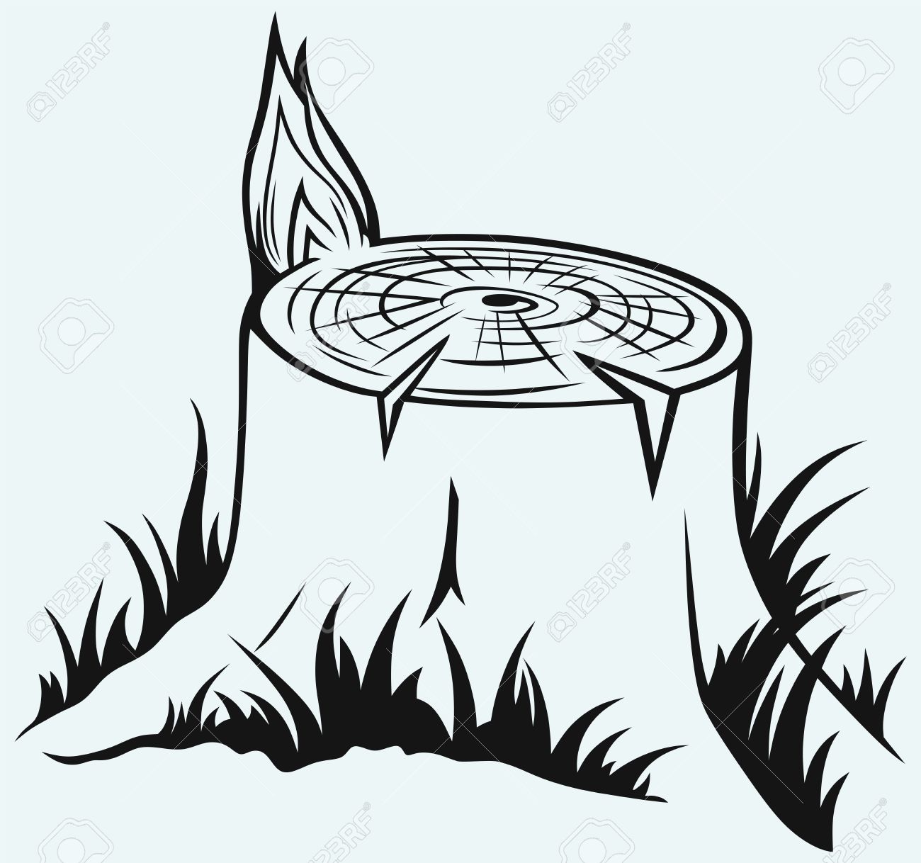 Stump clipart #10, Download drawings