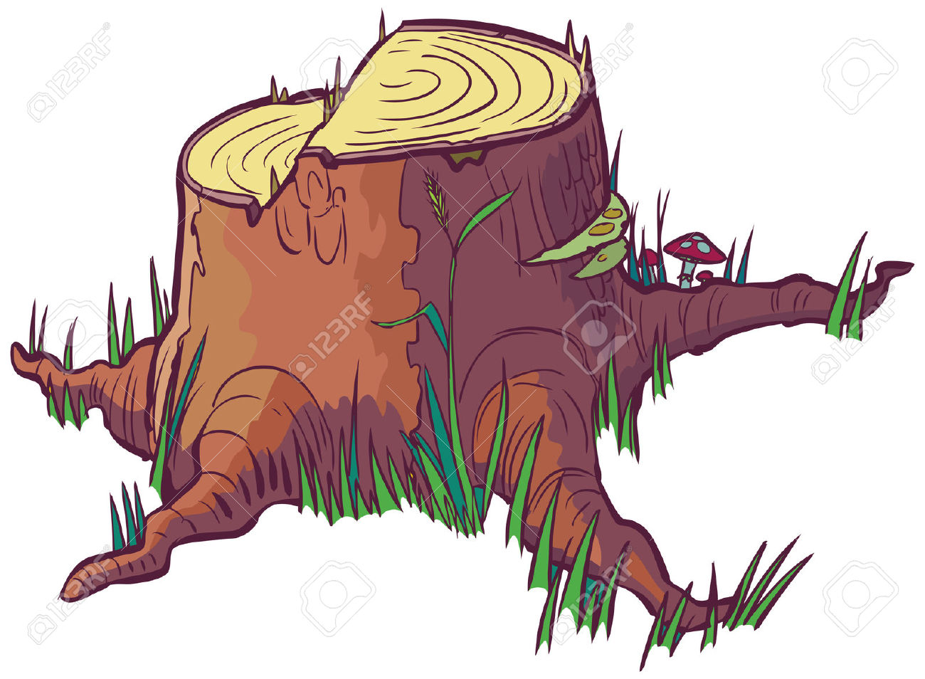 Stump clipart #7, Download drawings