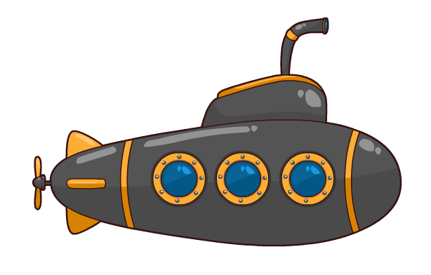 Submarine clipart #1, Download drawings