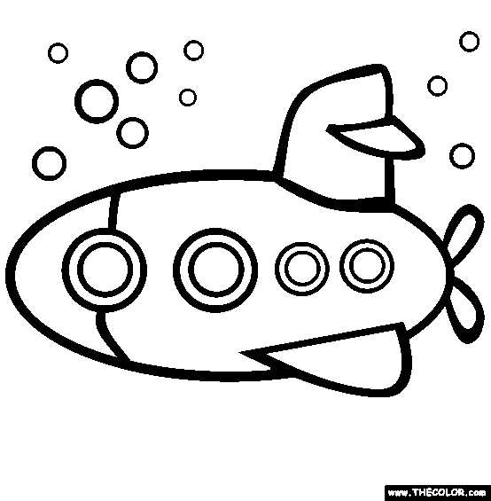 Submarine coloring #20, Download drawings