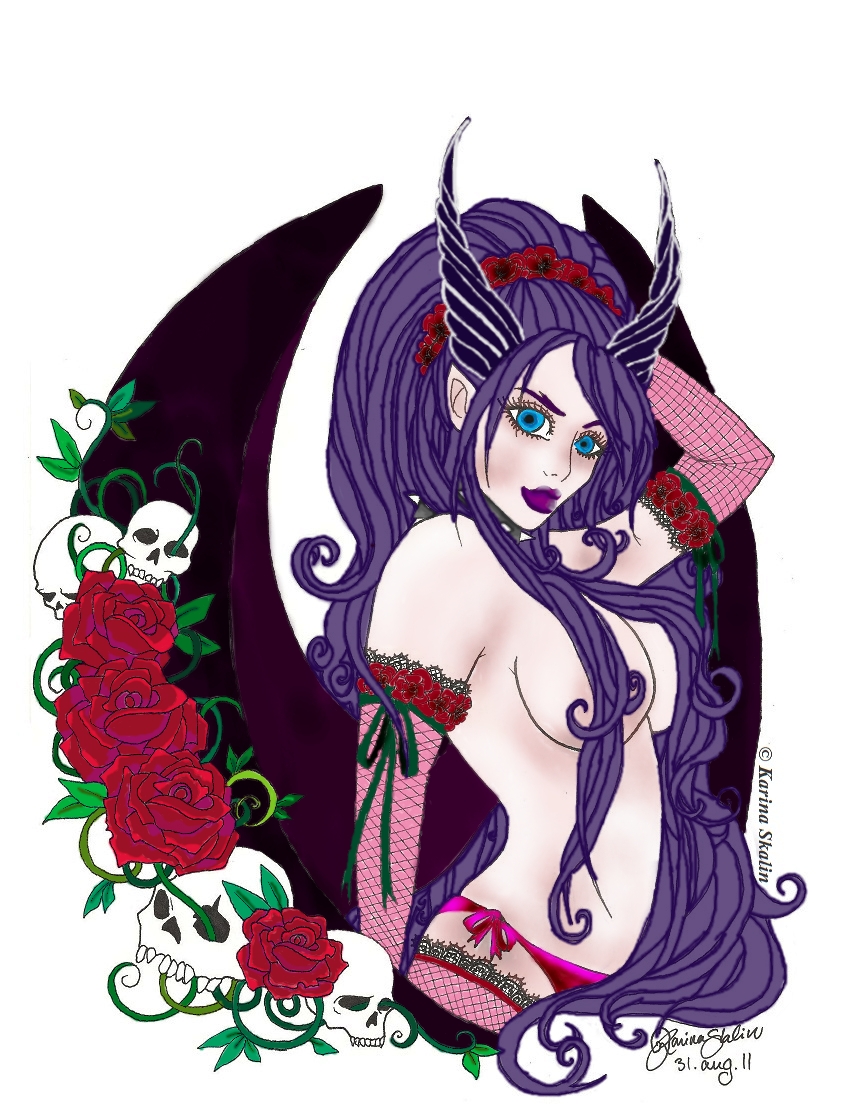 Succubus coloring #15, Download drawings