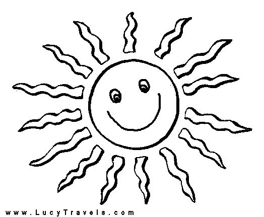 Sun coloring #6, Download drawings