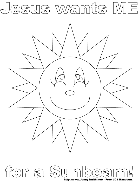 Sunbeam coloring #19, Download drawings
