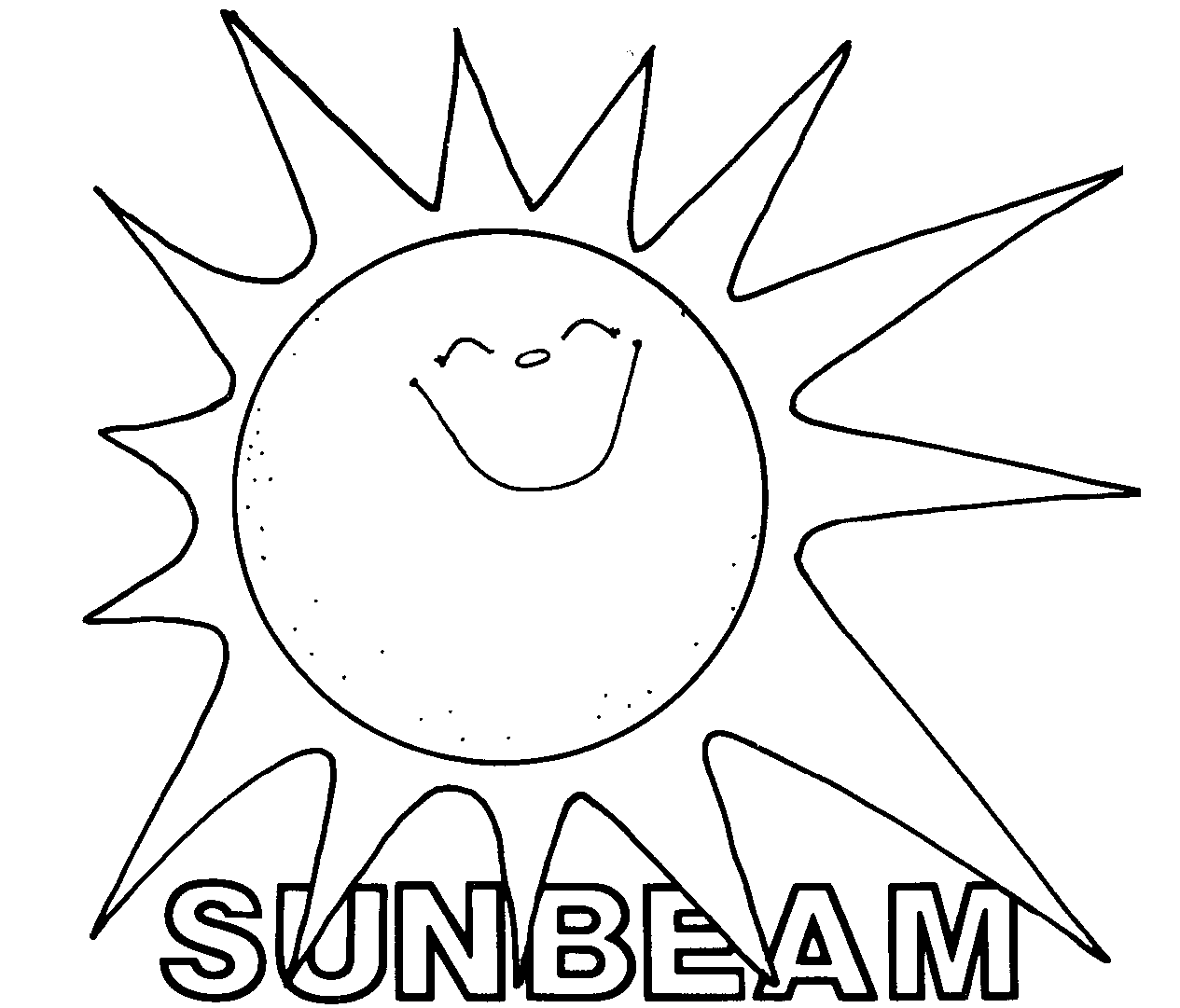 Sunbeam coloring #14, Download drawings