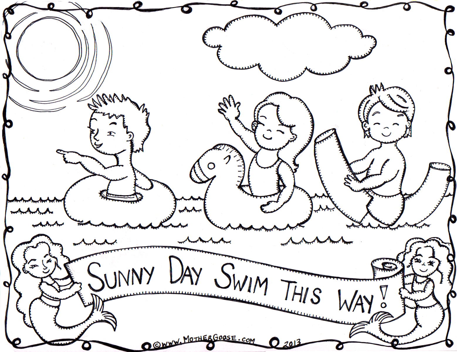 Sunny coloring #6, Download drawings