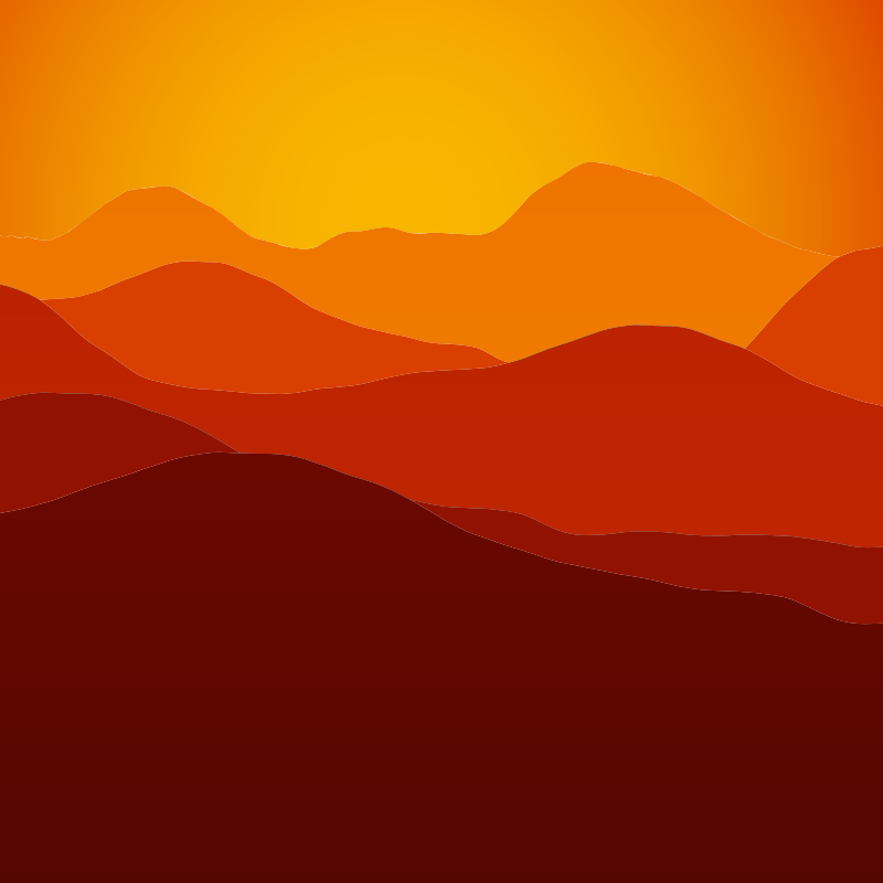 sun and mountains logo
