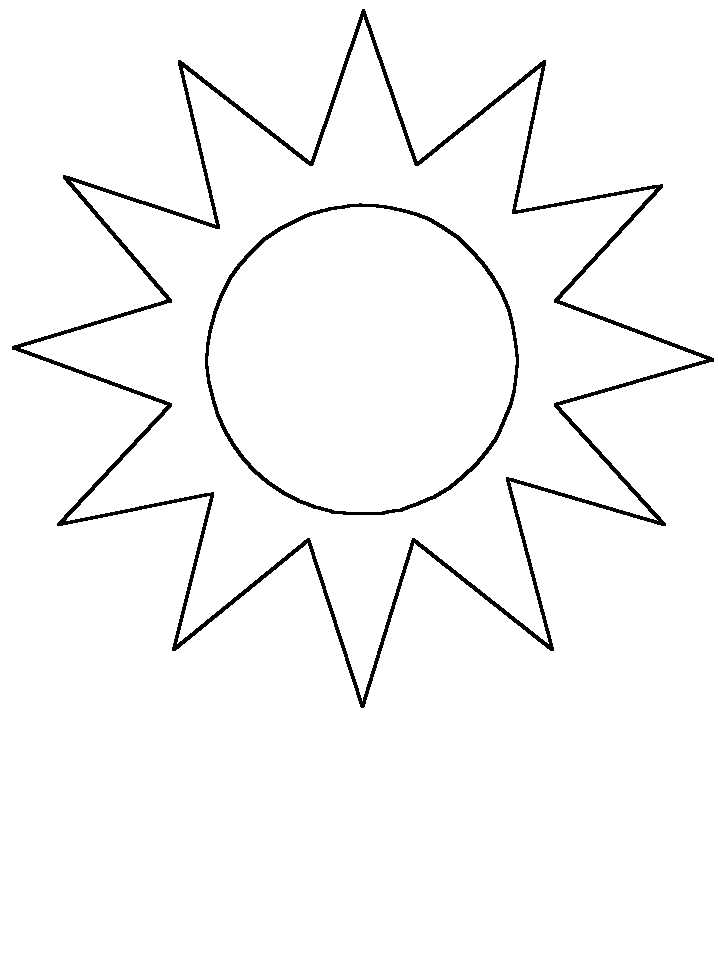 Sunshine coloring #12, Download drawings