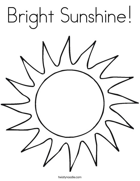 Sunshine coloring #17, Download drawings