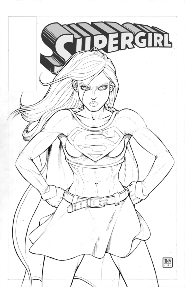 Supergirl coloring #4, Download drawings