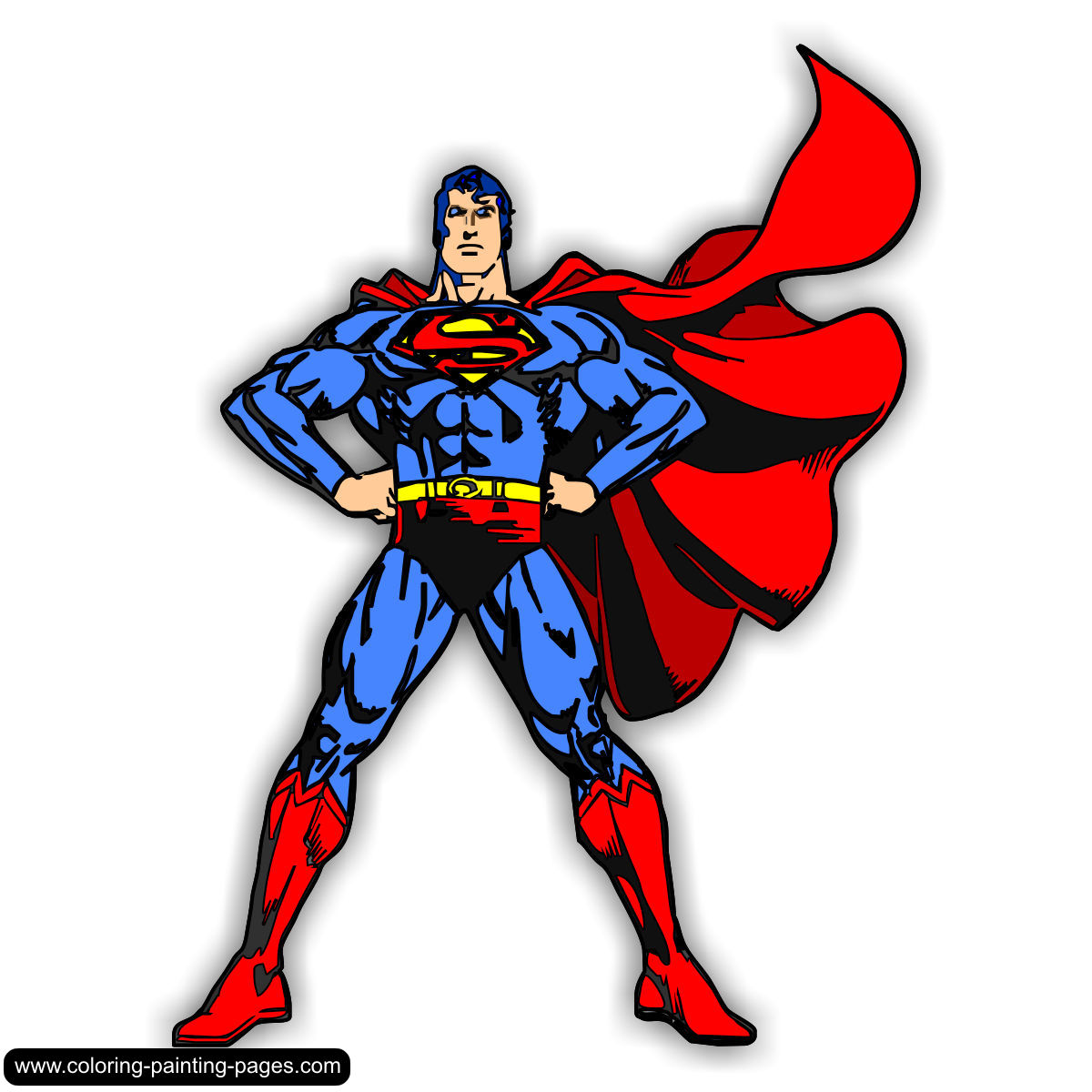 Superman clipart #2, Download drawings