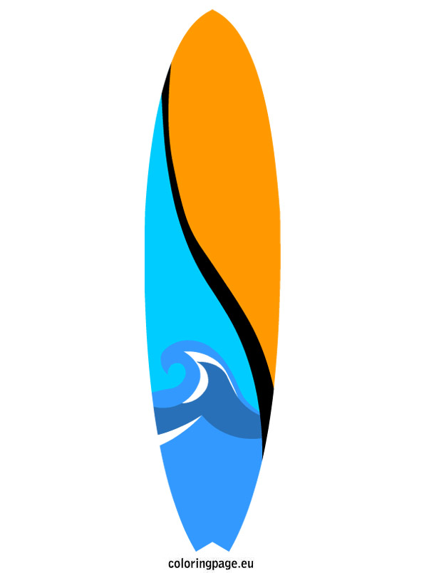 Surfboard clipart #17, Download drawings
