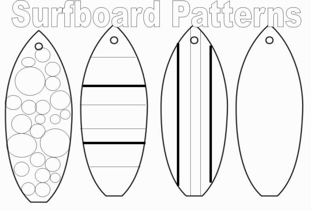 Surfboard coloring #13, Download drawings