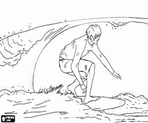 Surfer coloring #20, Download drawings