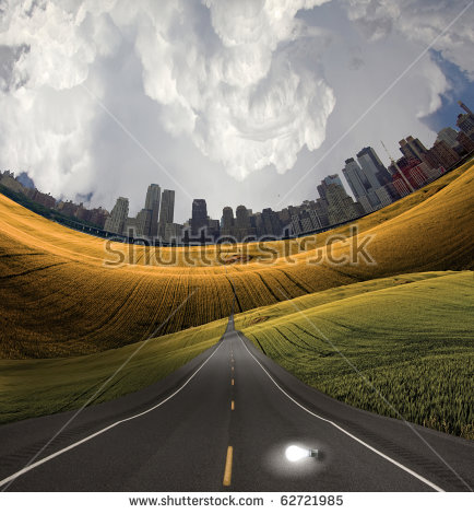 Surreal Highway coloring #16, Download drawings