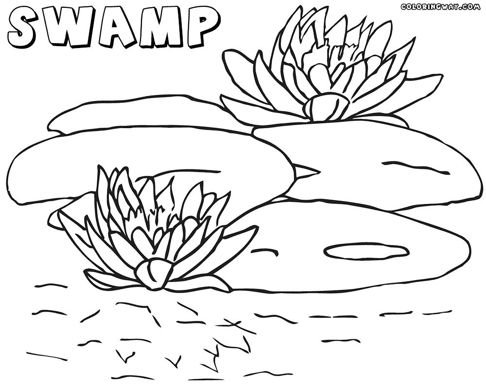 Swamp coloring #6, Download drawings