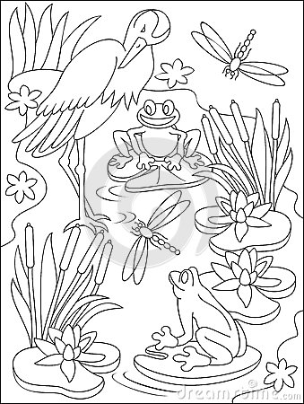 Swamp coloring #4, Download drawings