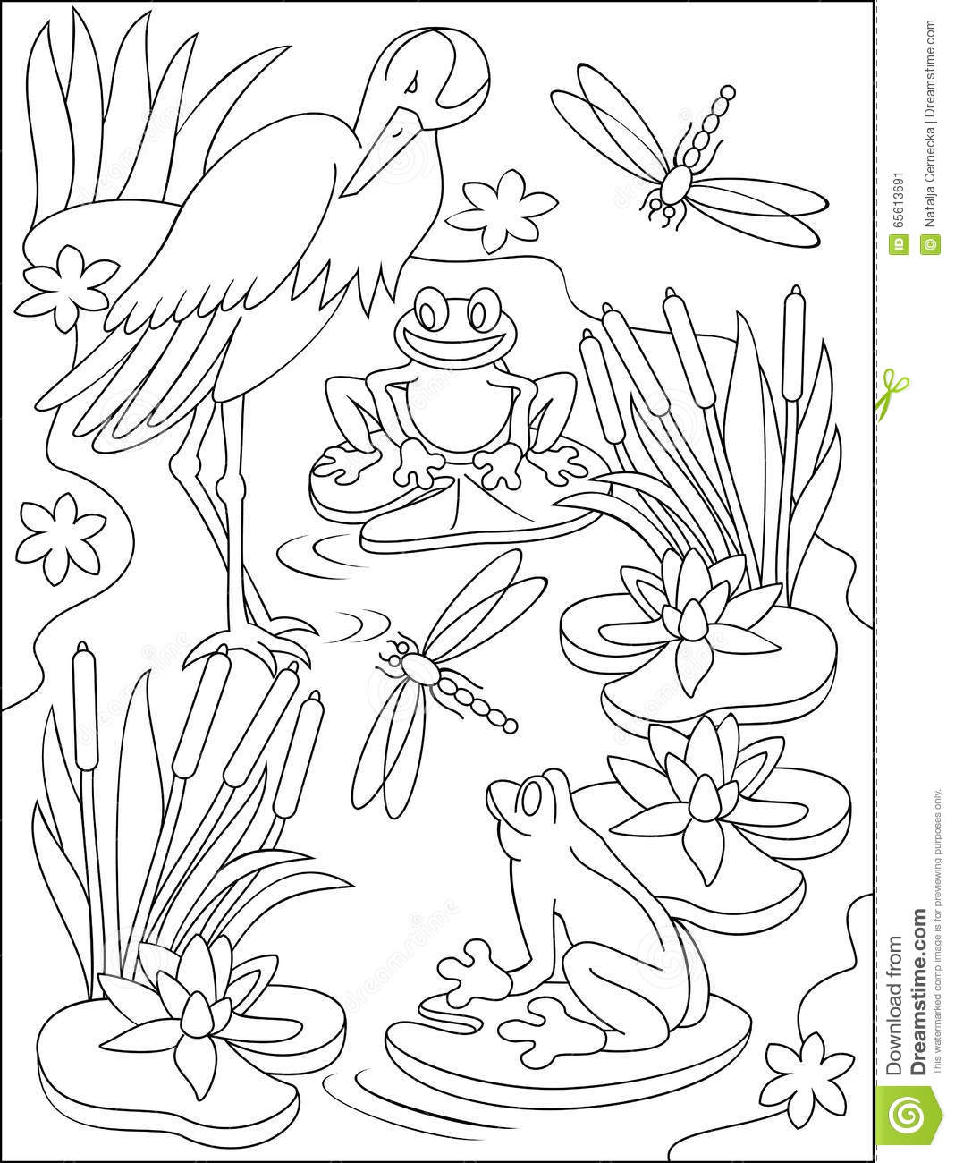 Swamp coloring #17, Download drawings