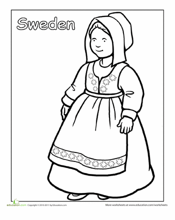 Sweden coloring #11, Download drawings