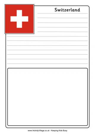 Swiss Flag coloring #9, Download drawings