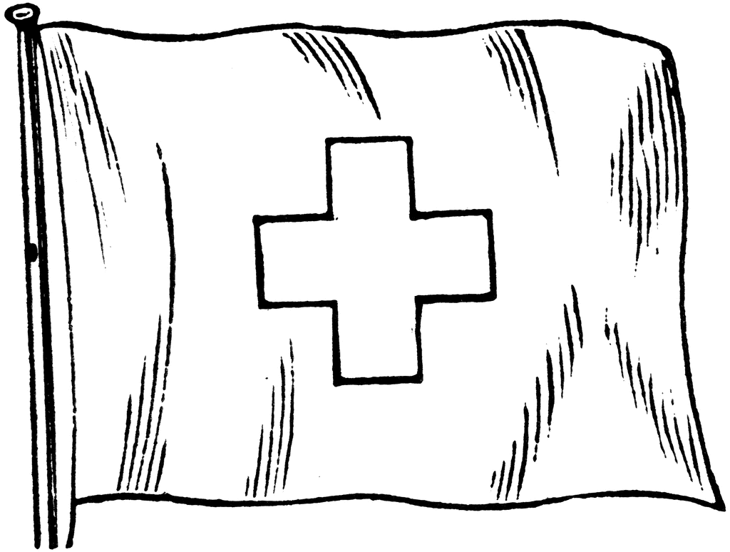 Swiss Flag coloring #8, Download drawings