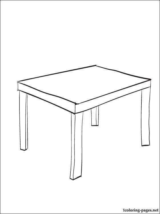 Table coloring #13, Download drawings