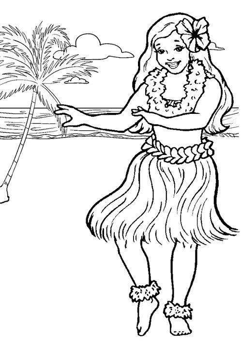 Tahiti coloring #9, Download drawings