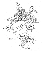 Tahiti coloring #5, Download drawings