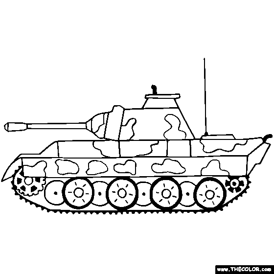 Tank coloring #20, Download drawings