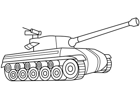 Tank coloring #10, Download drawings