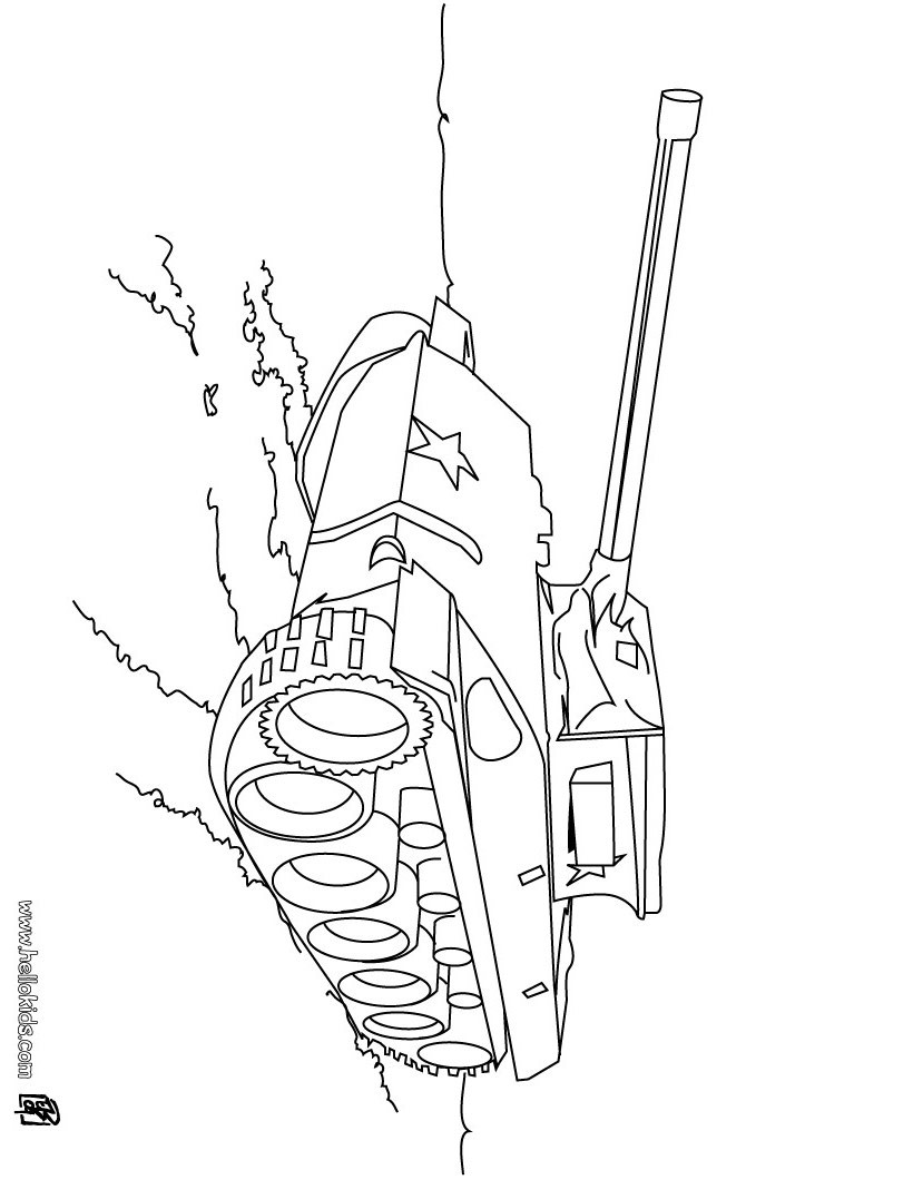 Tank coloring #7, Download drawings