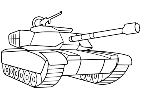 Tank coloring #15, Download drawings