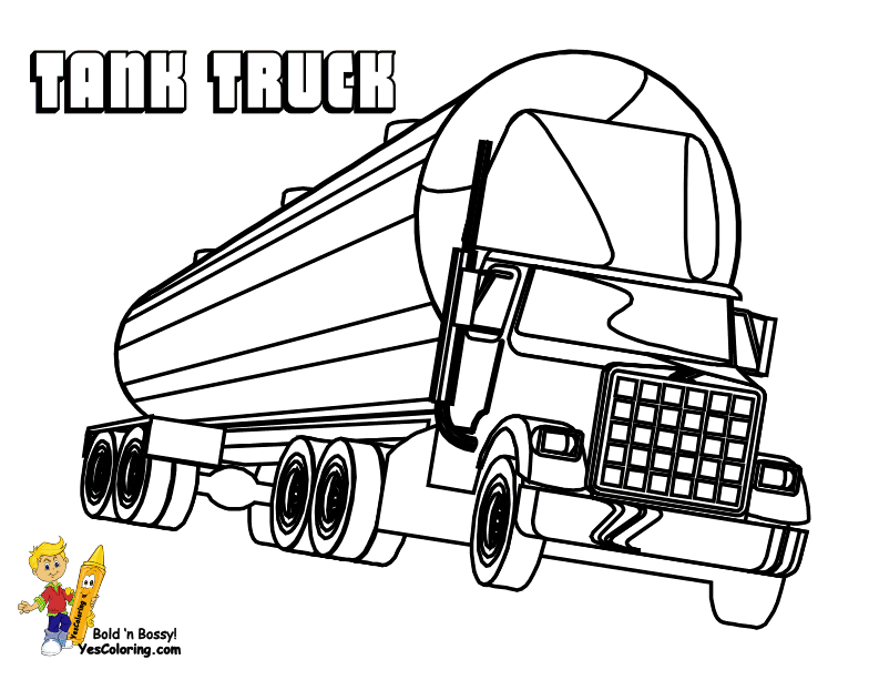 Tanker coloring #16, Download drawings
