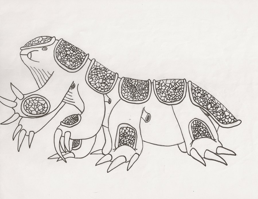 Tardigrade coloring #8, Download drawings