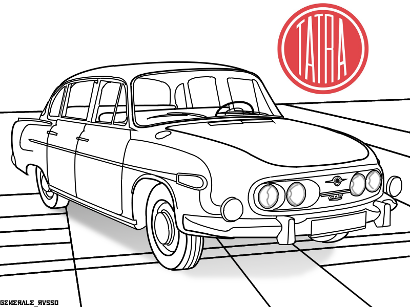 Tatra coloring #15, Download drawings