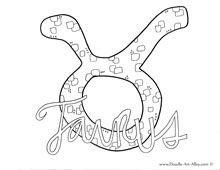 Taurus coloring #13, Download drawings